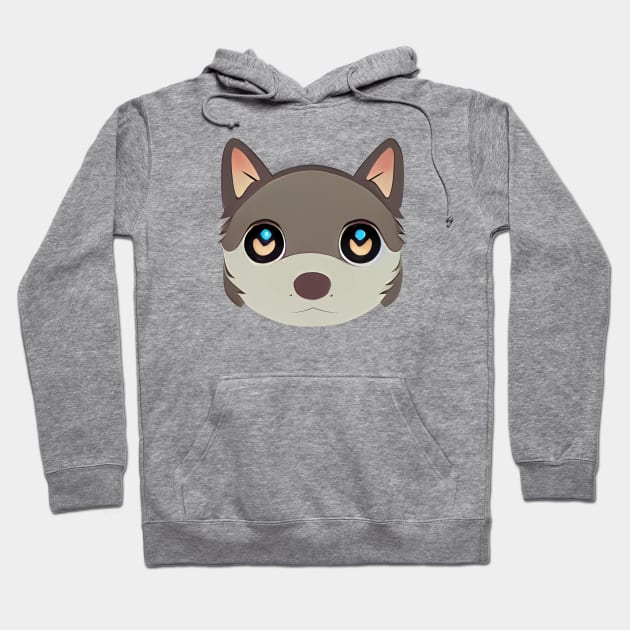 A wolf pup Hoodie by etherElric